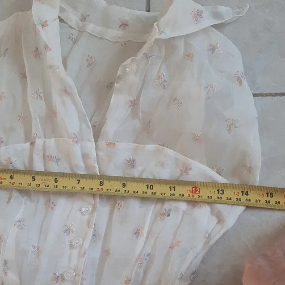 VINTAGE 1950's Midi Crepe Dress HAND STITCHED - Picture 6 of 9